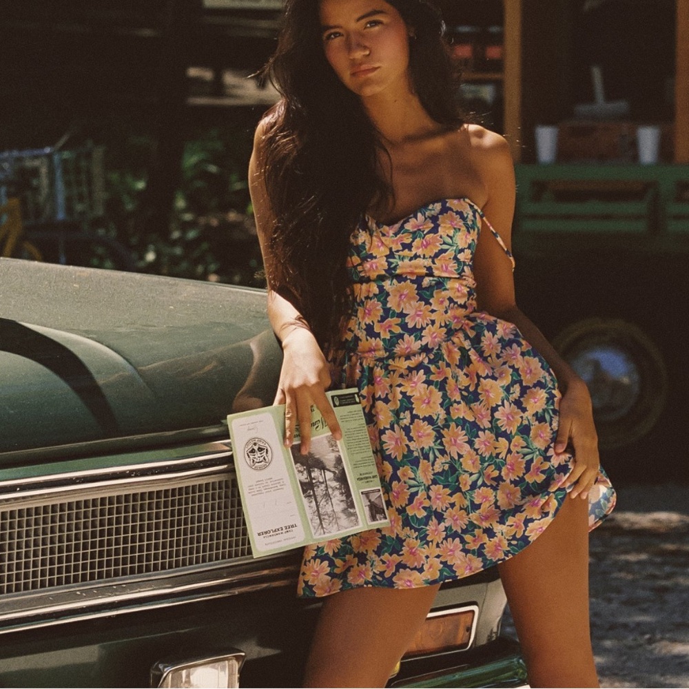 SKATIE Aurora Mini Dress Ecovoile Sunflower XS